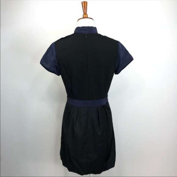 Maje Fit and Flare Dress Colorblock - Picture 3 of 5